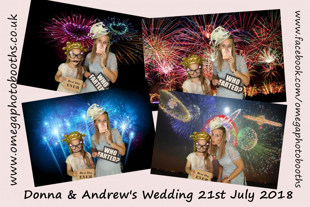 Donna & Andrew's Wedding | View more photos from the event at gallery.omegaphotobooths.co.uk/u/Omega-Photobooths/Donna-Andrews-Wedding